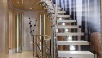 La Pellegrina superyacht - Staircase